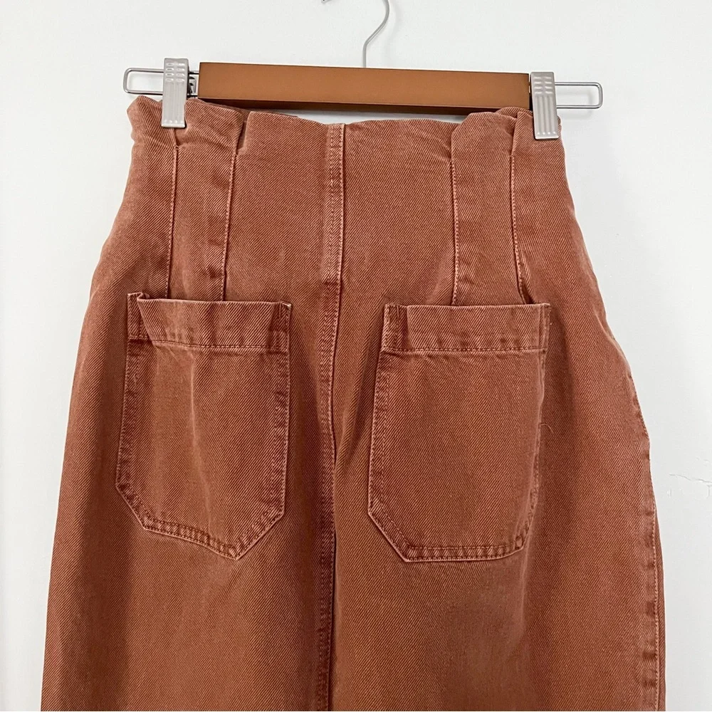 Free People Paper Bag Skirt - Picture 7 of 8